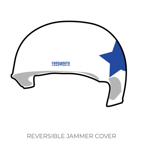 Keystone Roller Derby K-Bees Junior Roller Derby: 2019 Jammer Helmet Cover (White)