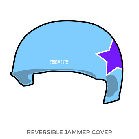 Lake Ontario Roller Derby: Jammer Helmet Cover (Blue)