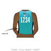 Queen City Roller Derby Lake Effect Furies: 2019 Uniform Jersey (Teal)