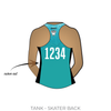 Queen City Roller Girls Lake Effect Furies: 2019 Uniform Jersey (Teal)