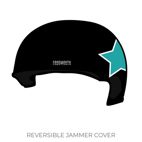 Queen City Roller Derby Lake Effect Furies: 2019 Jammer Helmet Cover (Black)