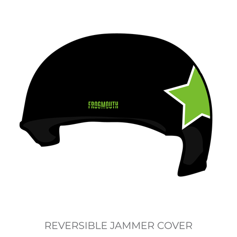 Borderland Roller Derby Las Viudas Negras: 2019 Jammer Helmet Cover (Black)
