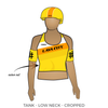 Lava City Roller Dolls Smokin Ashes: 2018 Uniform Jersey (Yellow)