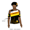 Lava City Roller Dolls Smokin Ashes: Reversible Uniform Jersey (BlackR/YellowR)