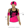 Lehigh Valley Roller Derby All Stars: Reversible Uniform Jersey (BlackR/PinkR)