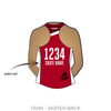 Lehigh Valley Roller Derby Home Teams: 2019 Uniform Jersey (Red)