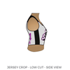 Lilac City Roller Derby Spokane Sass: 2017 Uniform Jersey ( Gray)