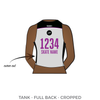 Lilac City Roller Derby Spokane Sass: 2017 Uniform Jersey ( Gray)