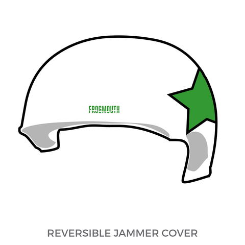 Limerick Roller Derby: 2018 Jammer Helmet Cover (White)