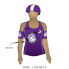 Diamond State Roller Derby Black Eyed Bombshells: 2017 Uniform Jersey (Purple)