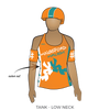 Kingsford Krush Roller Derby: 2017 Uniform Jersey (Orange)
