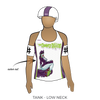 Undead Roller Derby The Damned Skaters: 2017 Uniform Jersey (White)