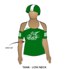 Canberra Roller Derby League Surly Griffins: Uniform Jersey (Green)