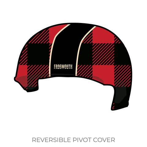 Arch Rival Roller Derby M80s: 2018 Pivot Helmet Cover (Red)