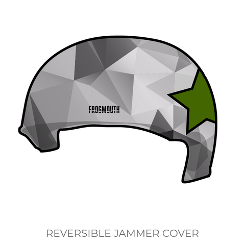Houston Roller Derby Machete Betties All Stars: 2019 Jammer Helmet Cover (Grey)