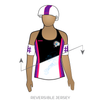 Mildura Roller Derby League The Mad Hitters: Reversible Uniform Jersey (WhiteR/BlackR)