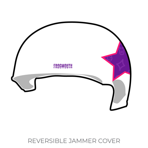 Mildura Roller Derby League The Mad Hitters: Jammer Helmet Cover (White)