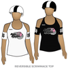 Brewcity Bruisers Maiden Milwaukee: Reversible Scrimmage Jersey (White Ash / Black Ash)