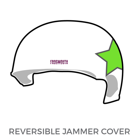 Mid Atlantic Roller Derby: 2018 Jammer Helmet Cover (White)