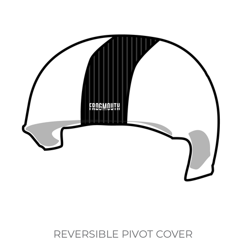 Red Stick Roller Derby Mid City Mafia: Pivot Helmet Cover (White)