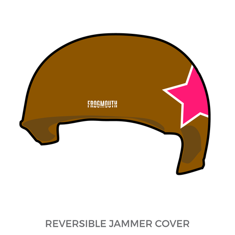 Mid Hudson Misfits Roller Derby: 2018 Jammer Helmet Cover (Brown)