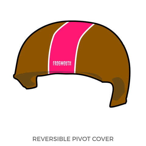 Mid Hudson Misfits Roller Derby: 2018 Pivot Helmet Cover (Brown)