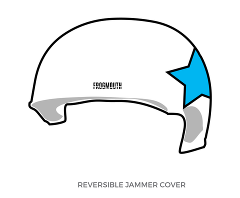 Minnesota Roller Derby All-Stars: Jammer Helmet Cover (White)
