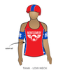 Montgomery Roller Derby: Reversible Uniform Jersey (RedR/BlueR)