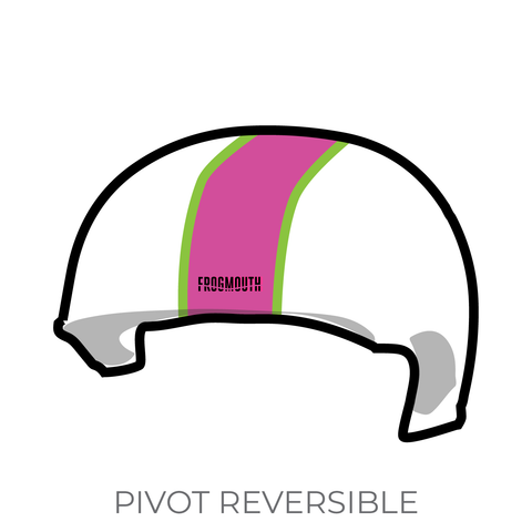 Montreal Roller Derby New Skids on the Block: Pivot Helmet Cover (White)