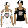 Montreal Roller Derby New Skids on the Block: Reversible Scrimmage Jersey (White Ash / Black Ash)
