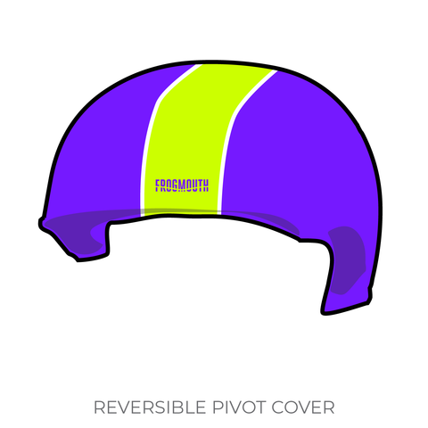 Sintral Valley Derby Girls Motown Misfits: 2018 Pivot Helmet Cover (Purple)