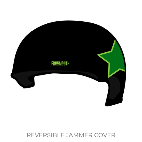 Duke City Roller Derby Muñecas Muertas: 2019 Jammer Helmet Cover (Black)