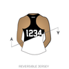Naptown Roller Derby: Reversible Uniform Jersey (BlackR/WhiteR)