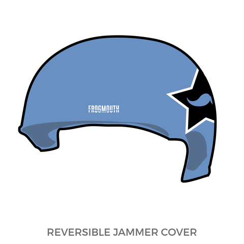 Nashville Junior Roller Derby: Jammer Helmet Cover (Blue)