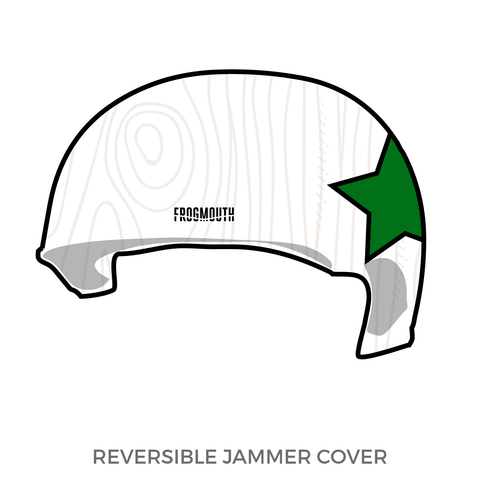 Naughty Pines Derby Dames: Jammer Helmet Cover (White)