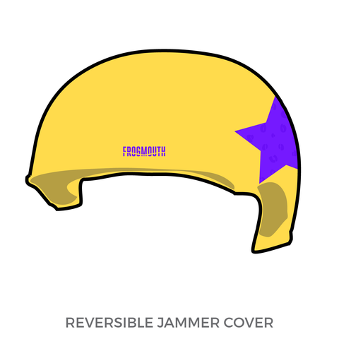 New Bournes Junior Roller Derby: Jammer Helmet Cover (Yellow)