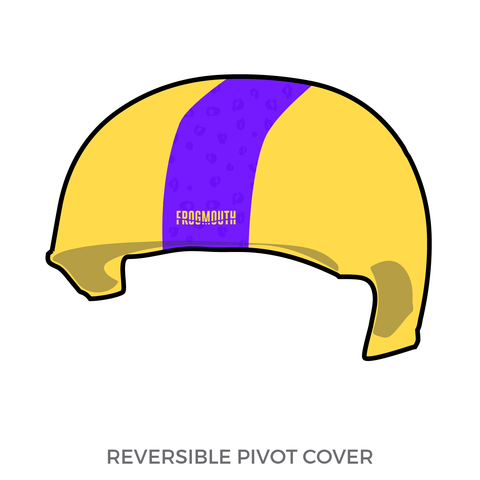 New Bournes Junior Roller Derby: Pivot Helmet Cover (Yellow)