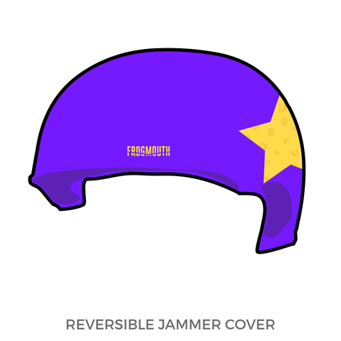 New Bournes Junior Roller Derby: Jammer Helmet Cover (Purple)