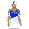 New Jersey Roller Derby: Reversible Uniform Jersey (WhiteR/BlueR)