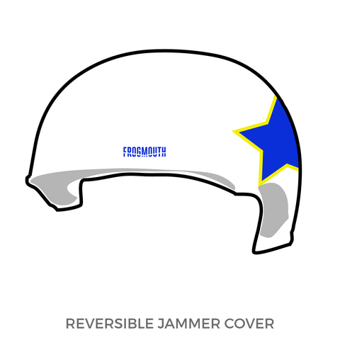 New Jersey Roller Derby: Jammer Helmet Cover (White)