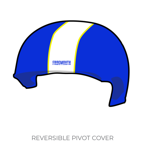 New Jersey Roller Derby Juniors Small Stars: 2019 Pivot Helmet Cover (Blue)