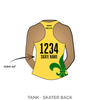 New Orleans Brass Roller Derby: 2018 Uniform Jersey (Yellow)