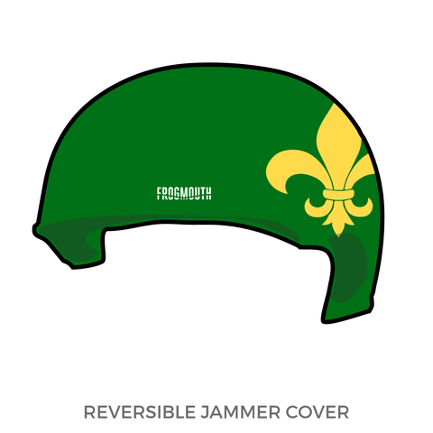 New Orleans Brass Roller Derby: 2018 Jammer Helmet Cover (Green)