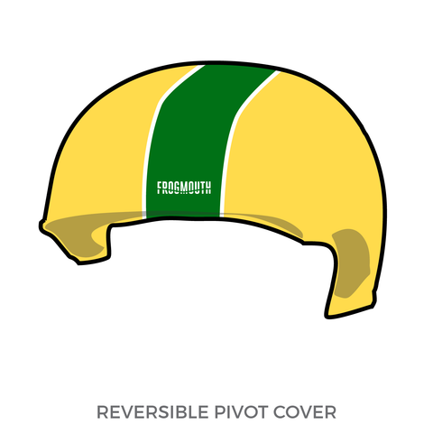 New Orleans Brass Roller Derby: 2018 Pivot Helmet Cover (Yellow)