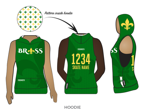 New Orleans Brass Roller Derby: Reversible Uniform Jersey (GreenR
