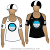 New Town Roller Derby: Reversible Scrimmage Jersey (White Ash / Black Ash)