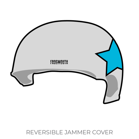 New Town Roller Derby: Jammer Helmet Cover (Silver)