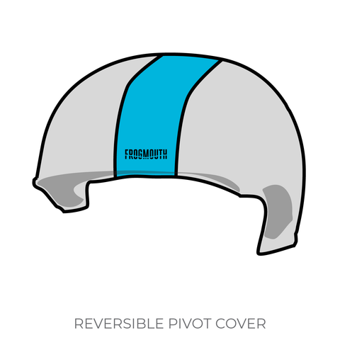 New Town Roller Derby: Pivot Helmet Cover (Silver)