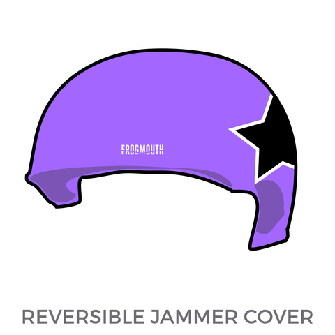 Night Mares Roller Derby: 2018 Jammer Helmet Cover (Purple)