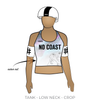 No Coast Derby Girls Travel Team: 2019 Uniform Jersey (White)
